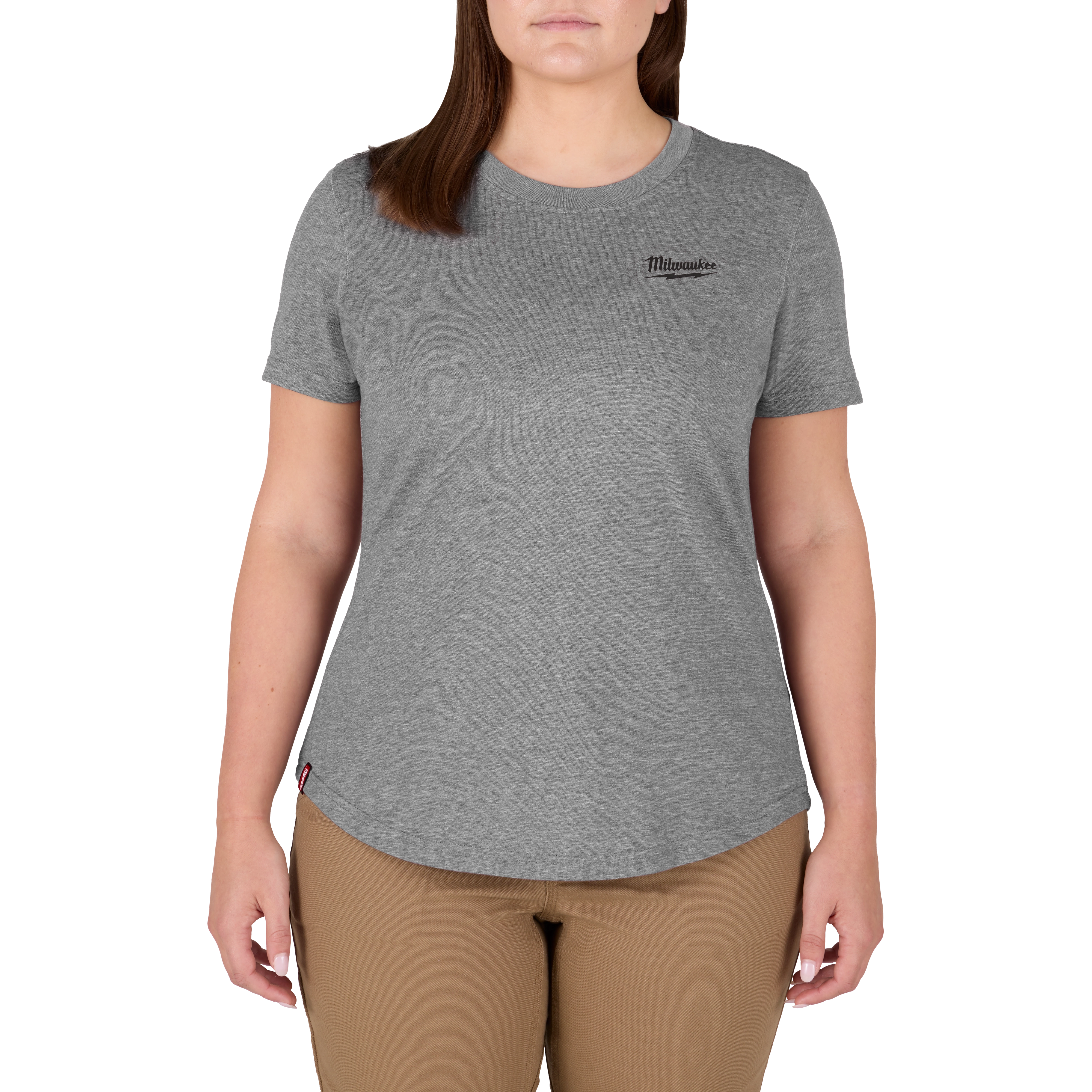 Women's FREEFLEX™ Hybrid Tee - Short Sleeve Gray 2X