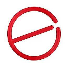 Red circular retaining ring for SHOCKWAVE Impact Duty 1" Drive, 7/8 to 1-11/16 and 27mm to 42mm. Thin, break-free segment design.
