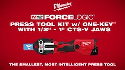 Milwaukee M12 FORCE LOGIC Press Tool Kit w/ ONE-KEY video.
