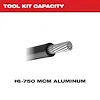 M18™ FORCE LOGIC™ 750 MCM Crimper with #6 - 750 MCM Al Dies, view 21