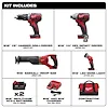 M18™ Cordless LITHIUM-ION 4-Tool Combo Kit, view 11