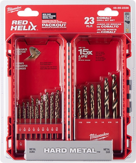 RED HELIX™ Cobalt Drill Bit Set - 23PC | Milwaukee Tool