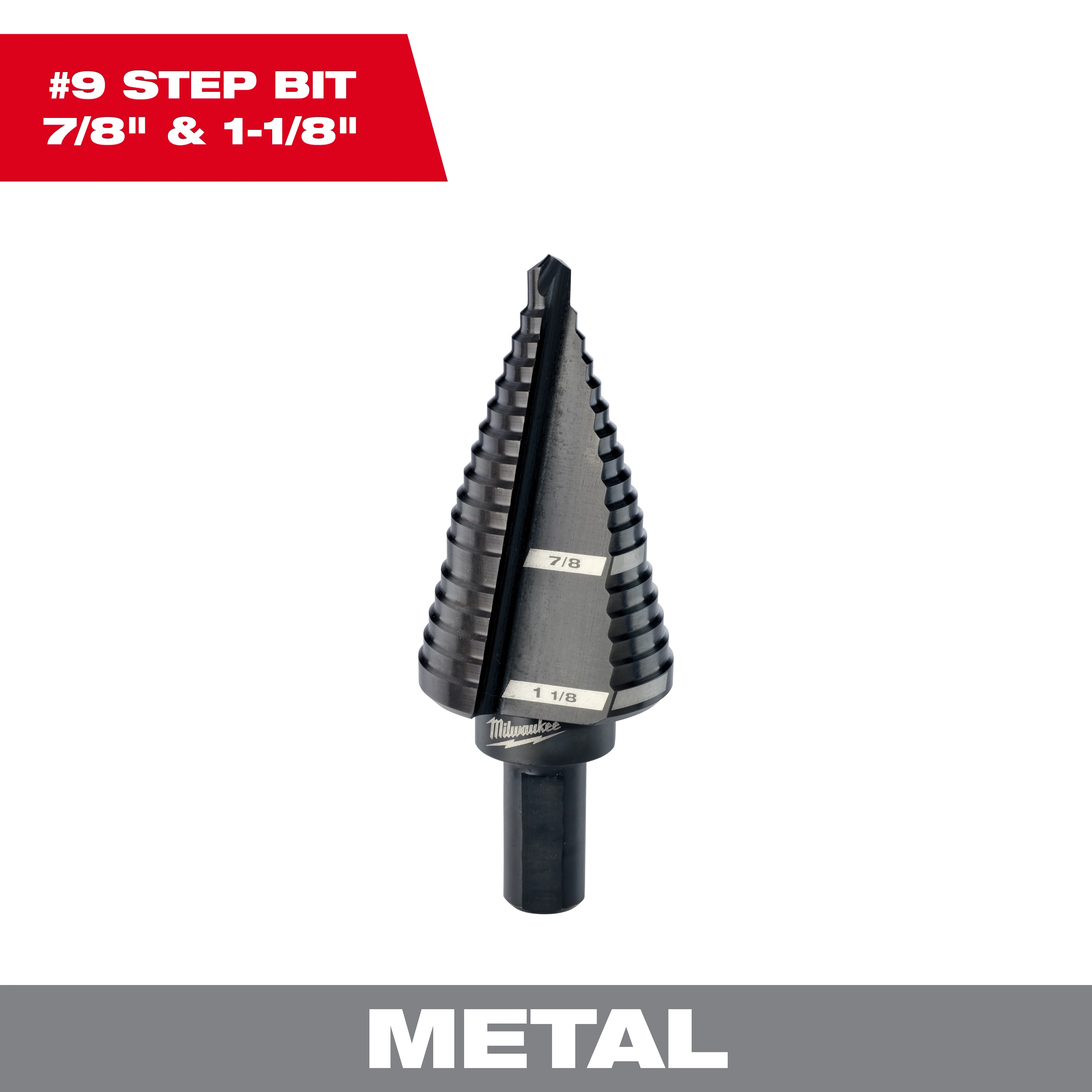 48-89-9209 Black Oxide Step Bit Primary Image