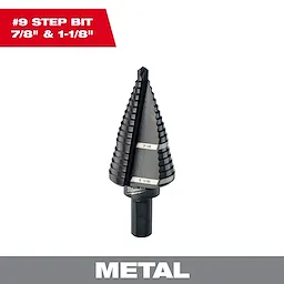 48-89-9209 Black Oxide Step Bit Primary Image