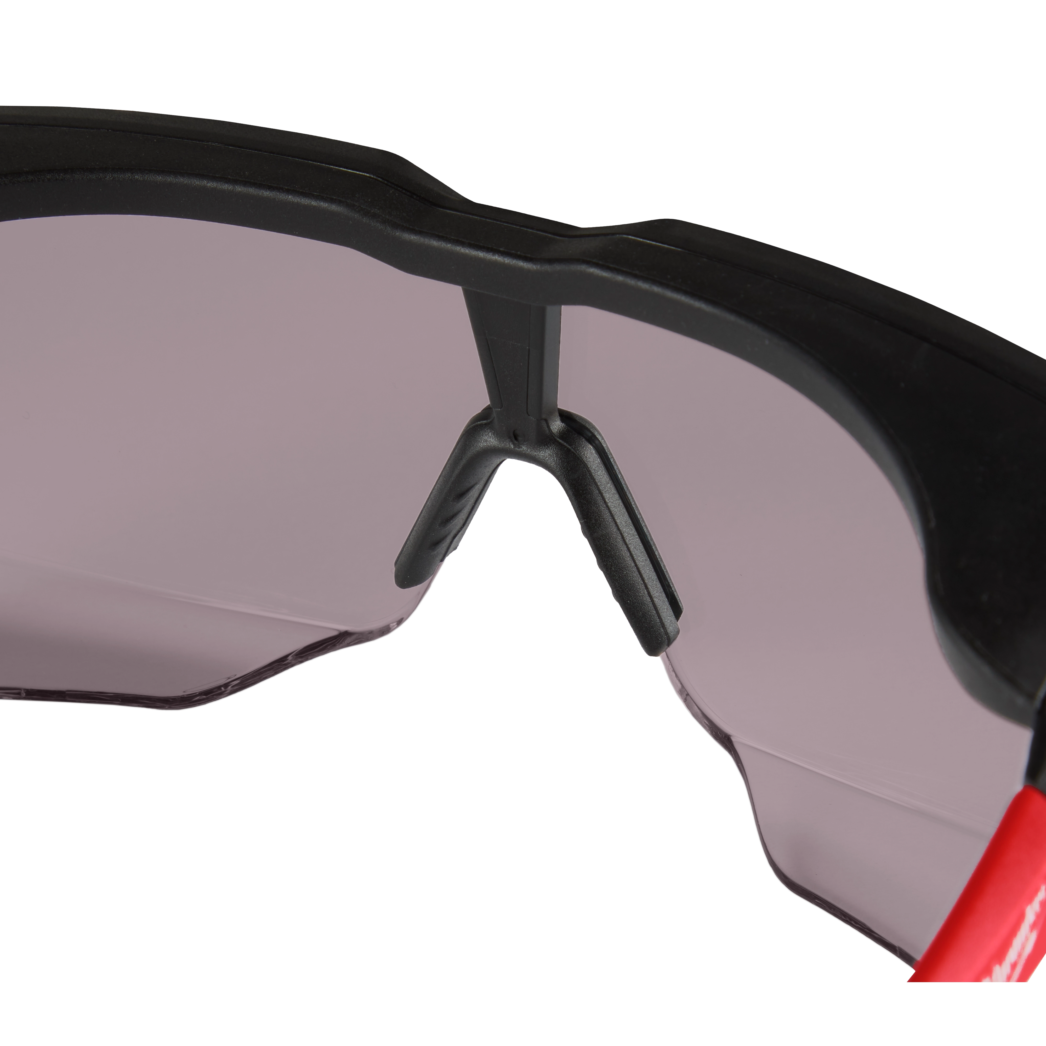 Close-up of Over the Glasses - Tinted Dual Coat Lenses, showing a black frame with tinted lenses and a black nose bridge.