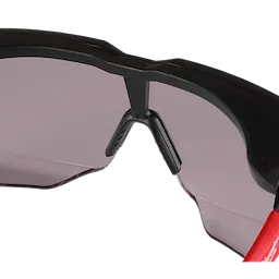 Close-up of Over the Glasses - Tinted Dual Coat Lenses, showing a black frame with tinted lenses and a black nose bridge.