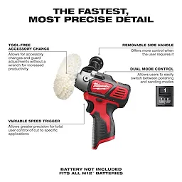 M12 Variable Speed Polisher/Sander