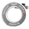Silver Milwaukee 350 MCM AL THHN/THWN Copper Die with orange marking and black adjustment lever, model 49-16-B350.
