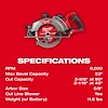 M18 FUEL™ 7-1/4" Rear Handle Circular Saw Kit, view 24