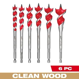 SPEED FEED™ Wood Bit 6-1/2" Set - 6 PC