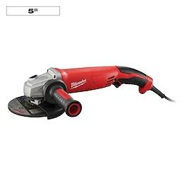 13 Amp 5 in. Small Angle Grinder with Lock-On Trigger Grip
