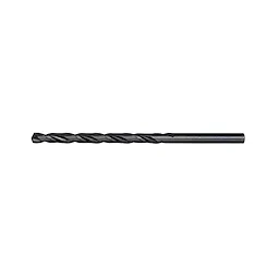 3/16" THUNDERBOLT BLACK OXIDE DRILL BIT with a cylindrical shank and spiral flutes for drilling into various materials.