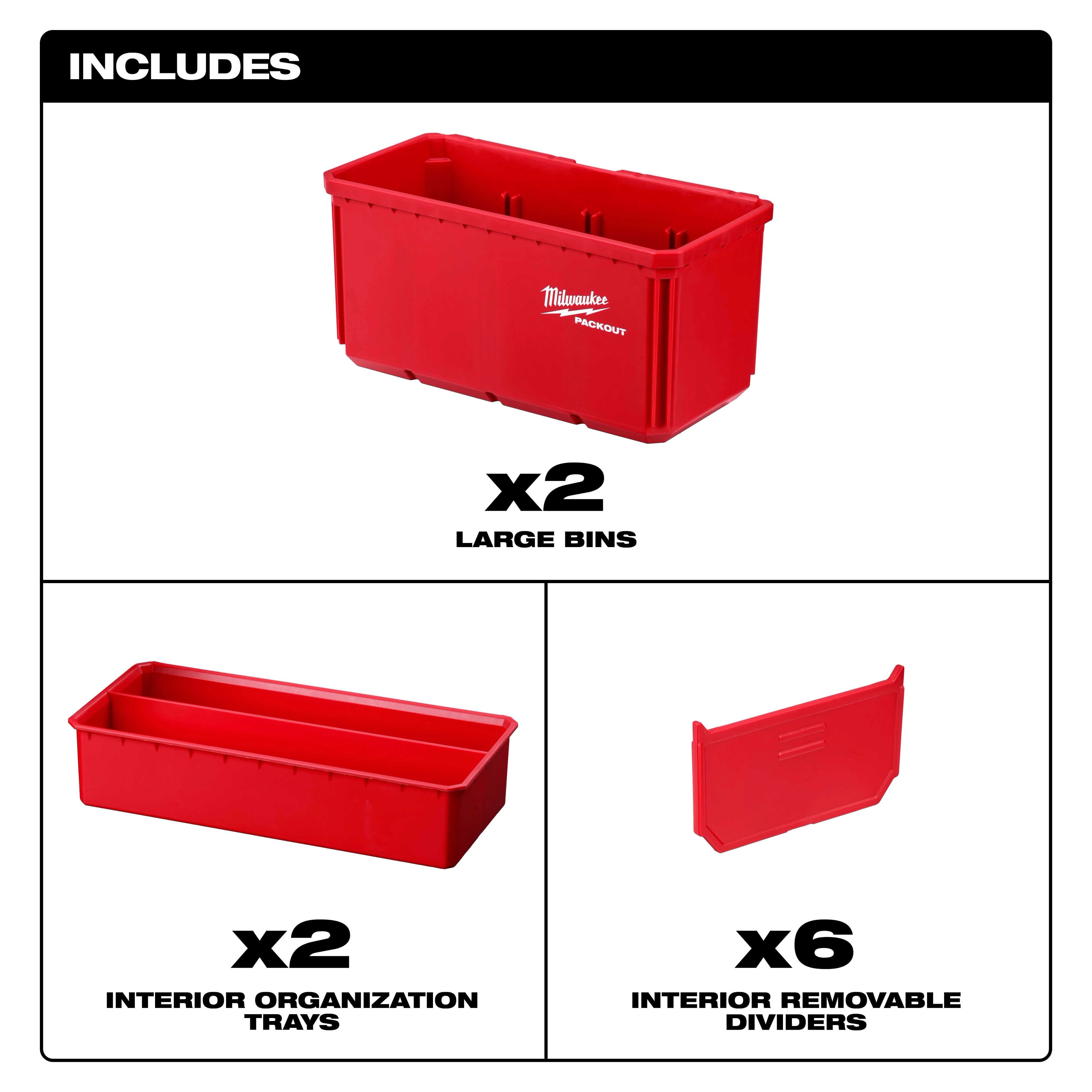 Large Bin Set for PACKOUT™