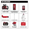 M18™ Red Exterior Dual Slope Rotary Laser Level Kit w/ Receiver, Remote, Grade Rod & Tripod, view 18