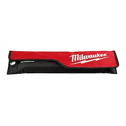 Milwaukee REDSTICK Digital Level with PINPOINT Measurement Technology in a black and red protective case featuring the Milwaukee logo.