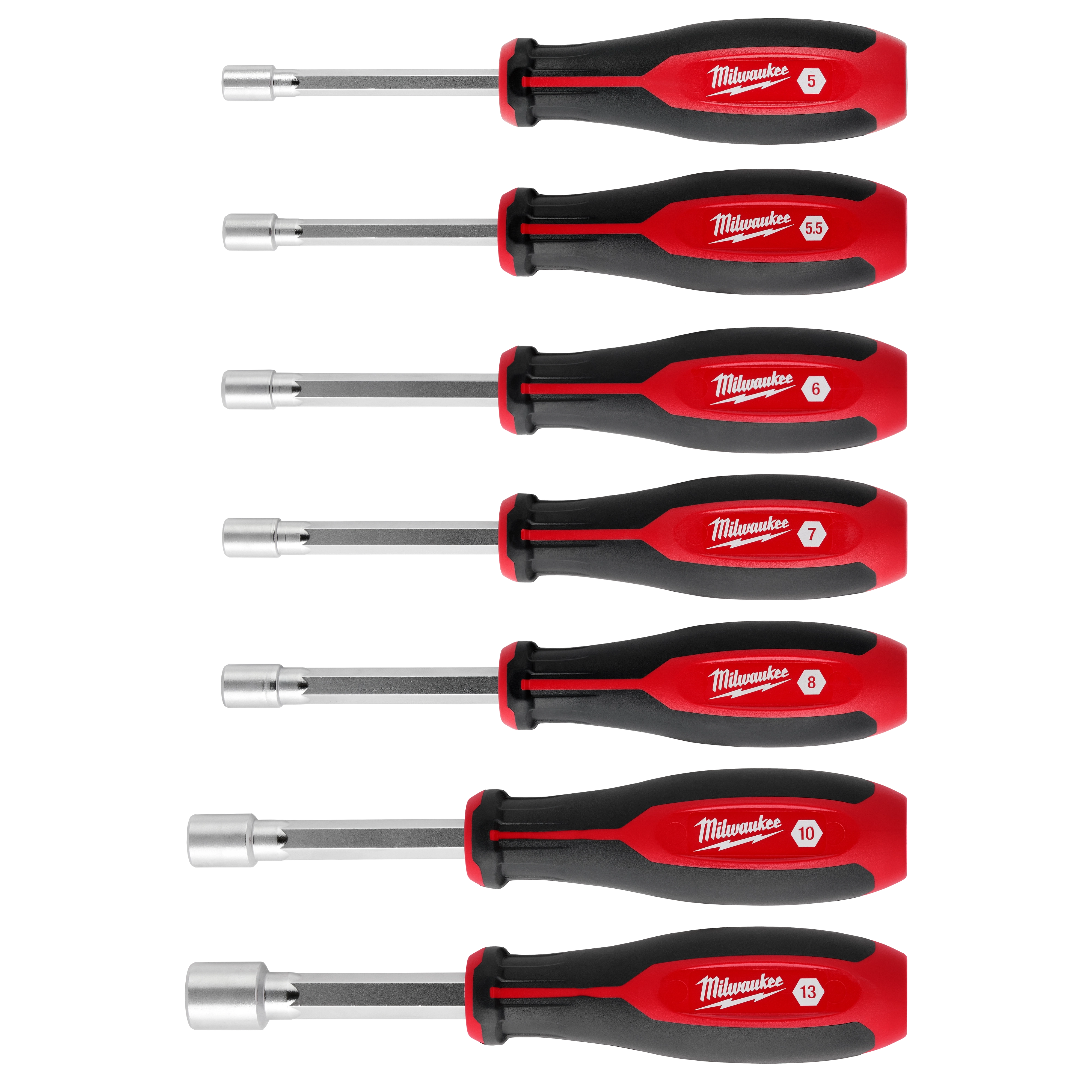 7PC) Metric HollowCore™ Magnetic Nut Driver Set | Milwaukee Tool