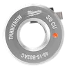 Milwaukee 310 CU Circular Blade with THHNXHHW and 49-16-8034C text, featuring a central hole and orange indicator dot.