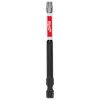 The image shows a SHOCKWAVE™ 3-1/2" Impact TORX® T30 Power Bit with a black shaft and red branding in the middle that reads "Milwaukee."