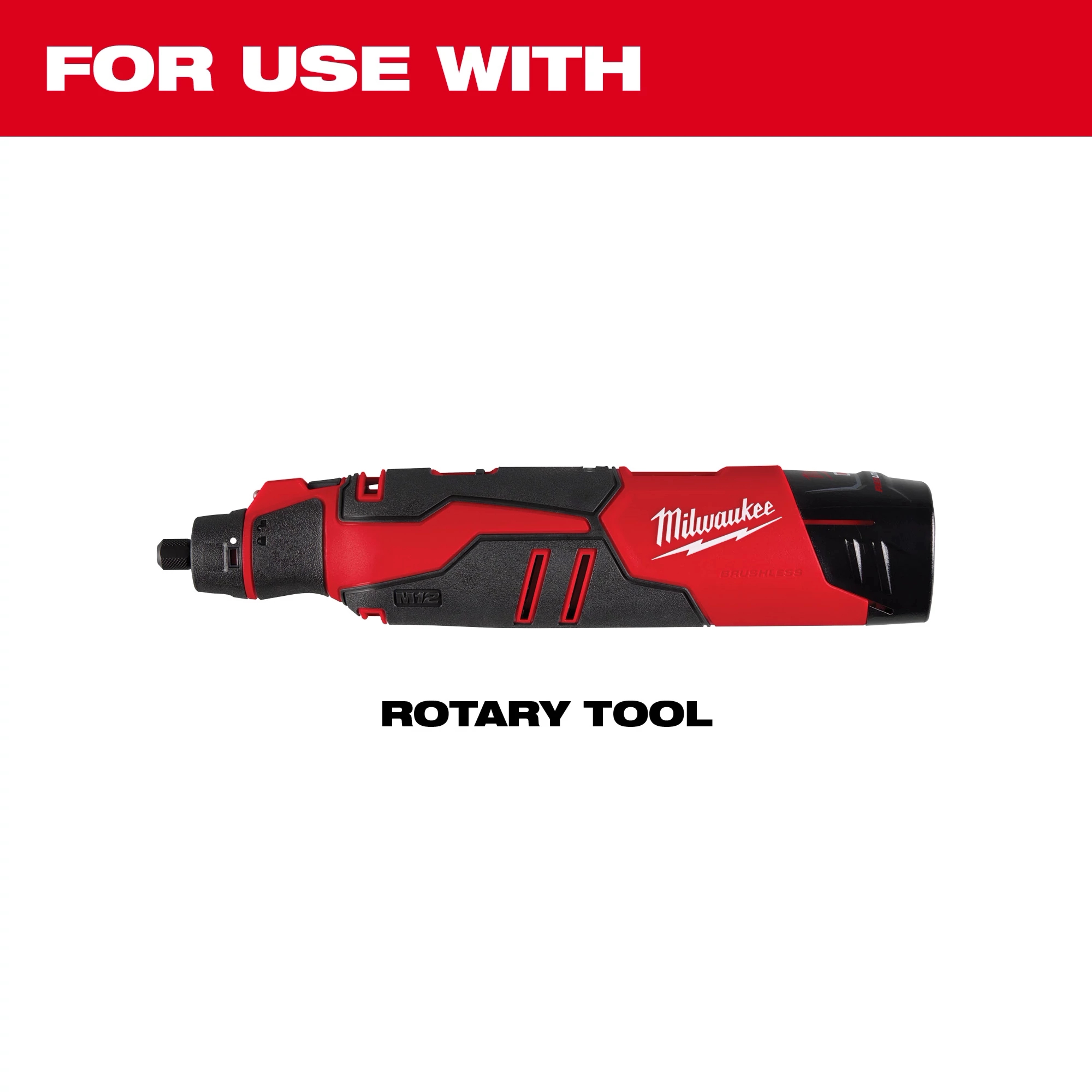 1-1/2" Reinforced Cut-Off Wheels For Use With rotary tool in red and black with black text "ROTARY TOOL" below the image.