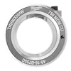 Milwaukee 750 MCM CU THHN/XHHW crimping die set for copper wire, model number 49-16-B750C, in metallic finish.