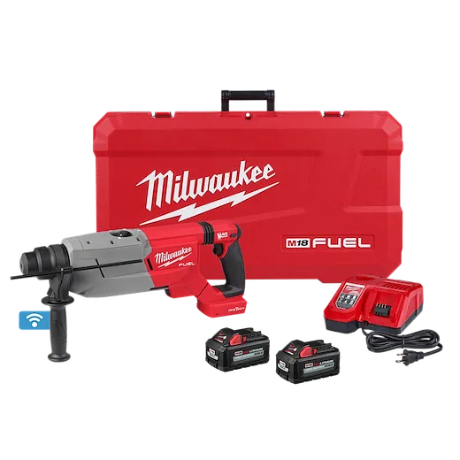M18 FUEL™ 1-1/4” SDS Plus D-Handle Rotary Hammer Kit w/ ONE-KEY™