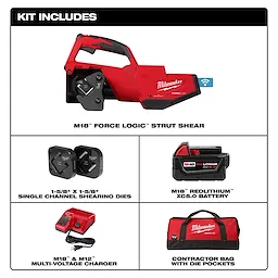 M18™ FORCE LOGIC™ Single Channel Strut Shear