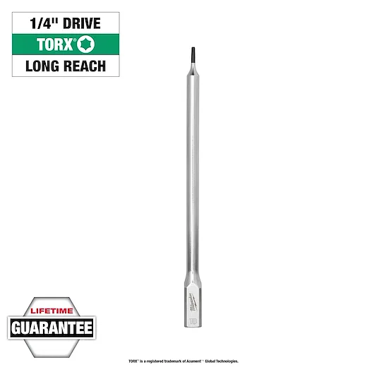 1/4" and 3/8" Drive Long TORX® Bit Sockets with FOUR FLAT™ sides