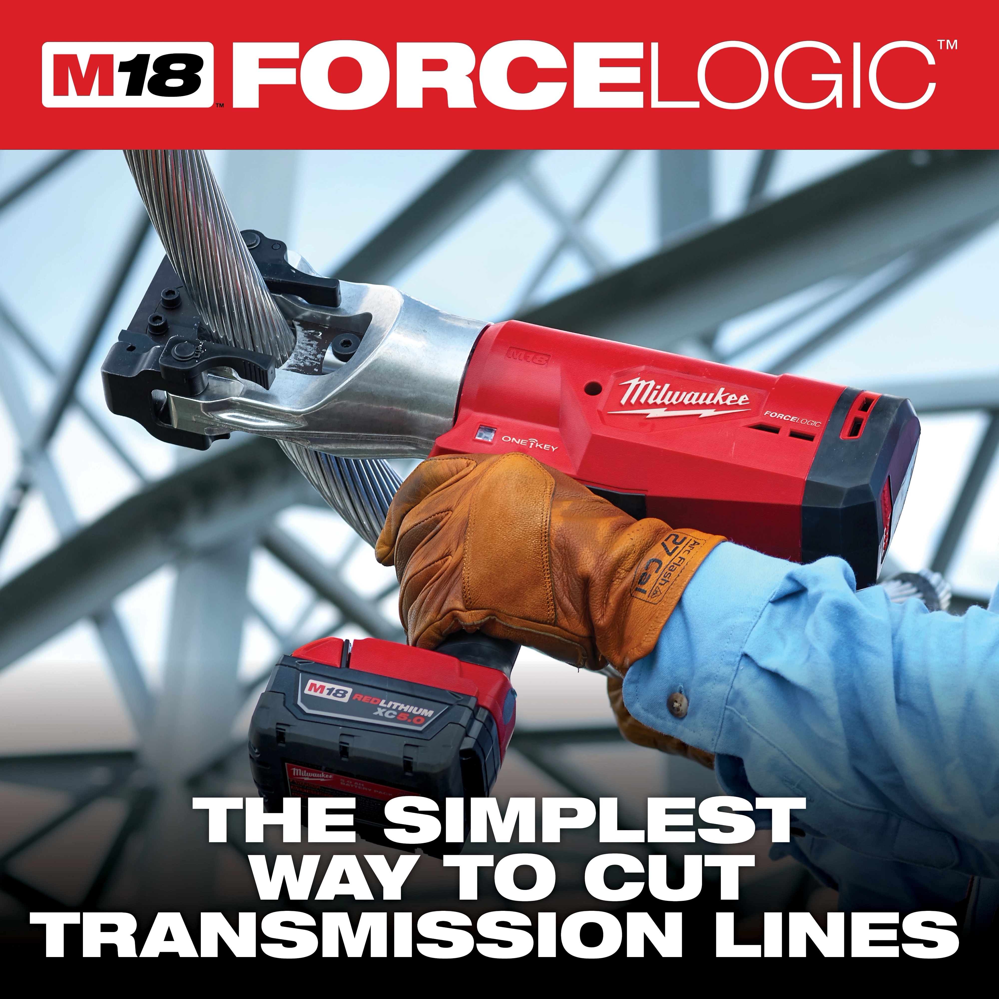 M18™ FORCE LOGIC™ 1590 ACSR Cable Cutter - 3