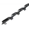 The SHOCKWAVE™ 13/16" 18" Lineman's Utility Auger Bit is a high-quality drill bit designed for linemen. It features a screw tip for easy starts and a durable spiral design for efficient drilling through wood. The bit is made of sturdy metal, ensuring longevity and performance in tough conditions.