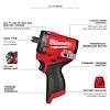 M12 FUEL™ Stubby 1/2" Impact Wrench w/ Pin Detent, view 19