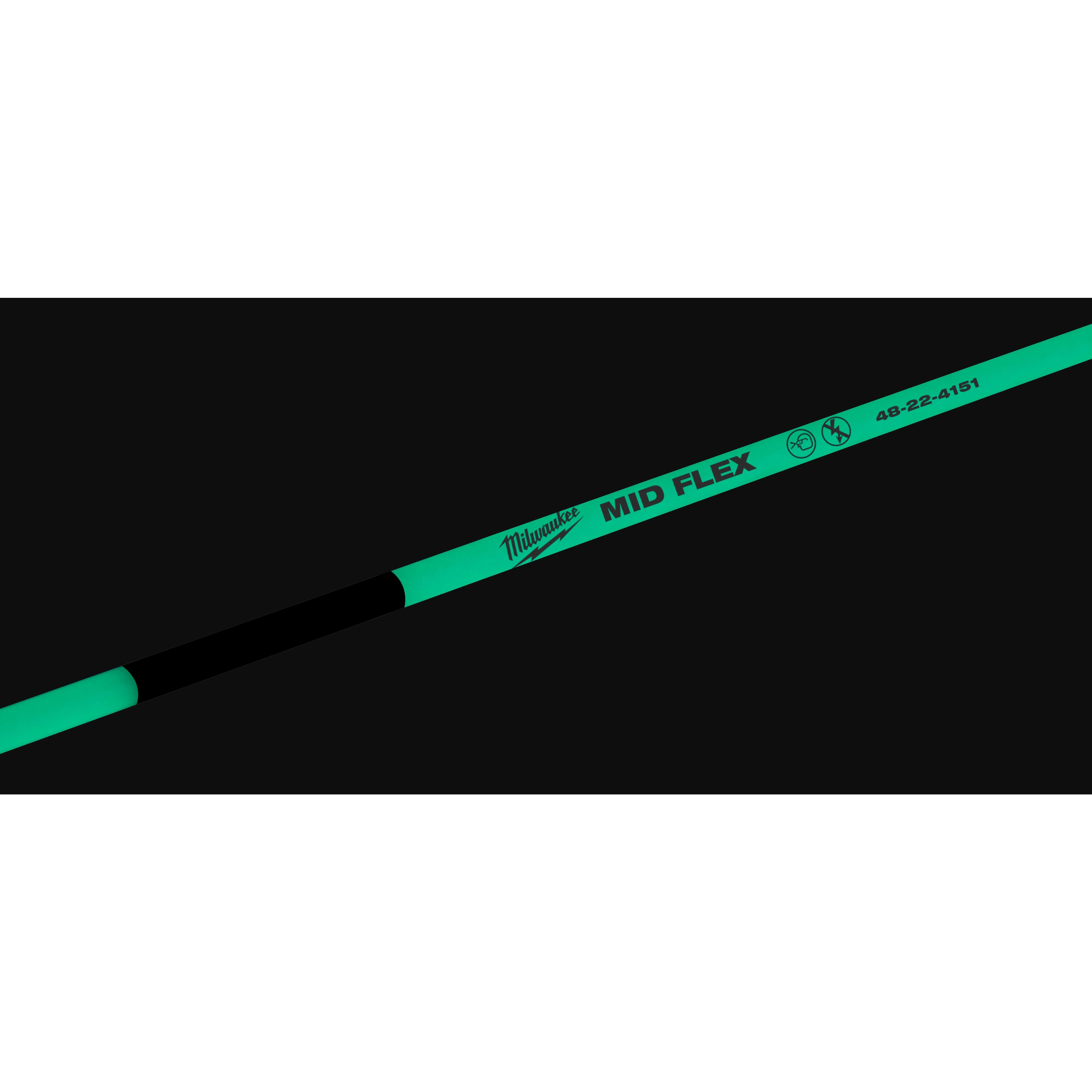 5 Foot Mid Flex Fish Stick is a flexible tool featuring a green color with black accents and the product number 48-22-4151.