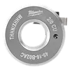 Milwaukee 49-16-BOZAC die with a central hole and engraved details including "210 CU" and "THHNXHHW" on its surface.