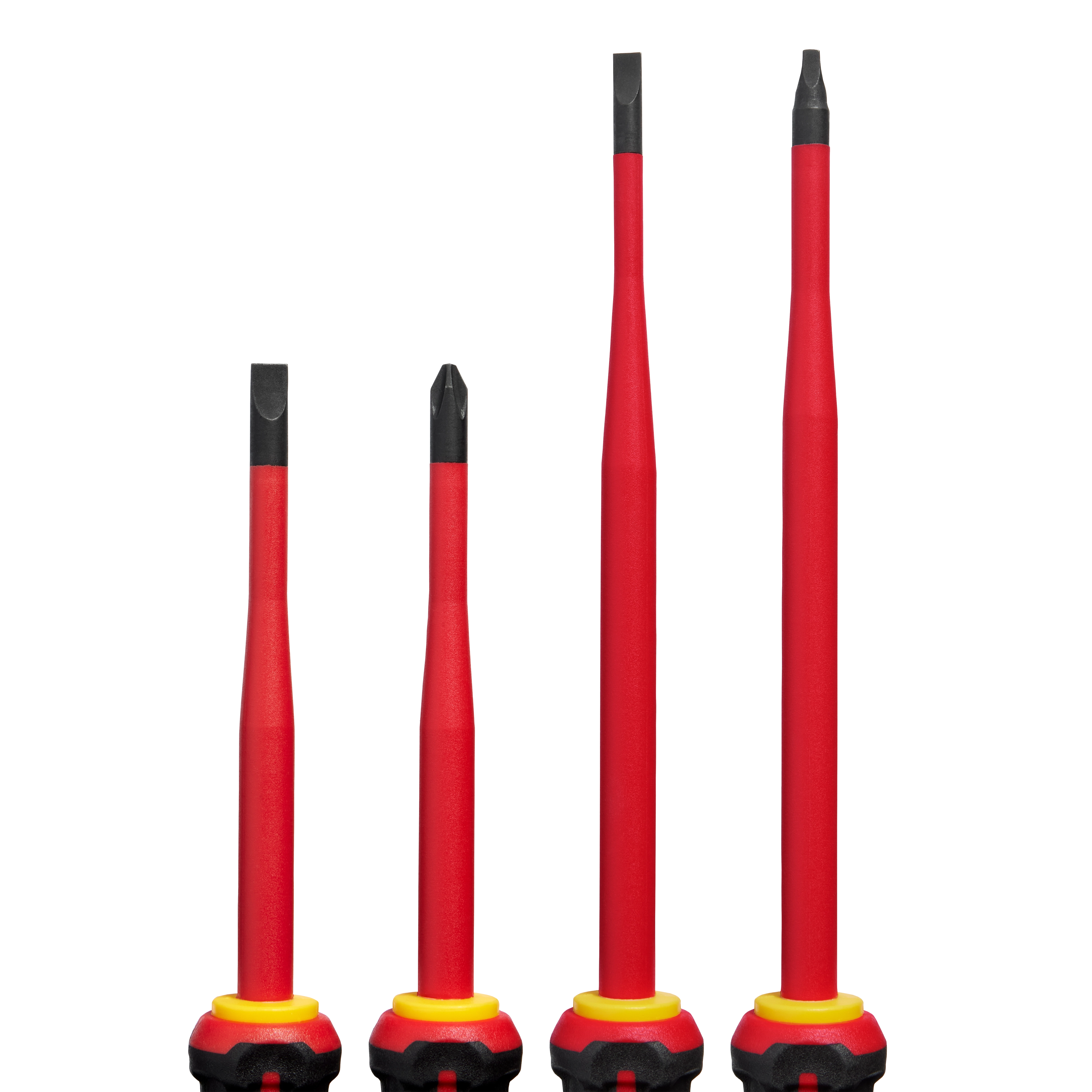 4pc 1000V Insulated Slim Tip Screwdriver Set