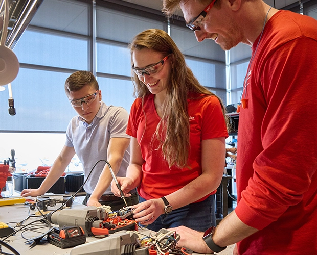 Milwaukee Tool team developing and testing new technology to drive innovation for professional tradespeople.