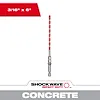Milwaukee Tool Concrete Install Kit and Packout Compatible Kit features a 3/16" x 6" Shockwave Impact Duty drill bit for concrete.