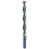 13/32" Thunderbolt Black Oxide Drill Bit with a spiral design, featuring a rounded tip and a hexagonal base.