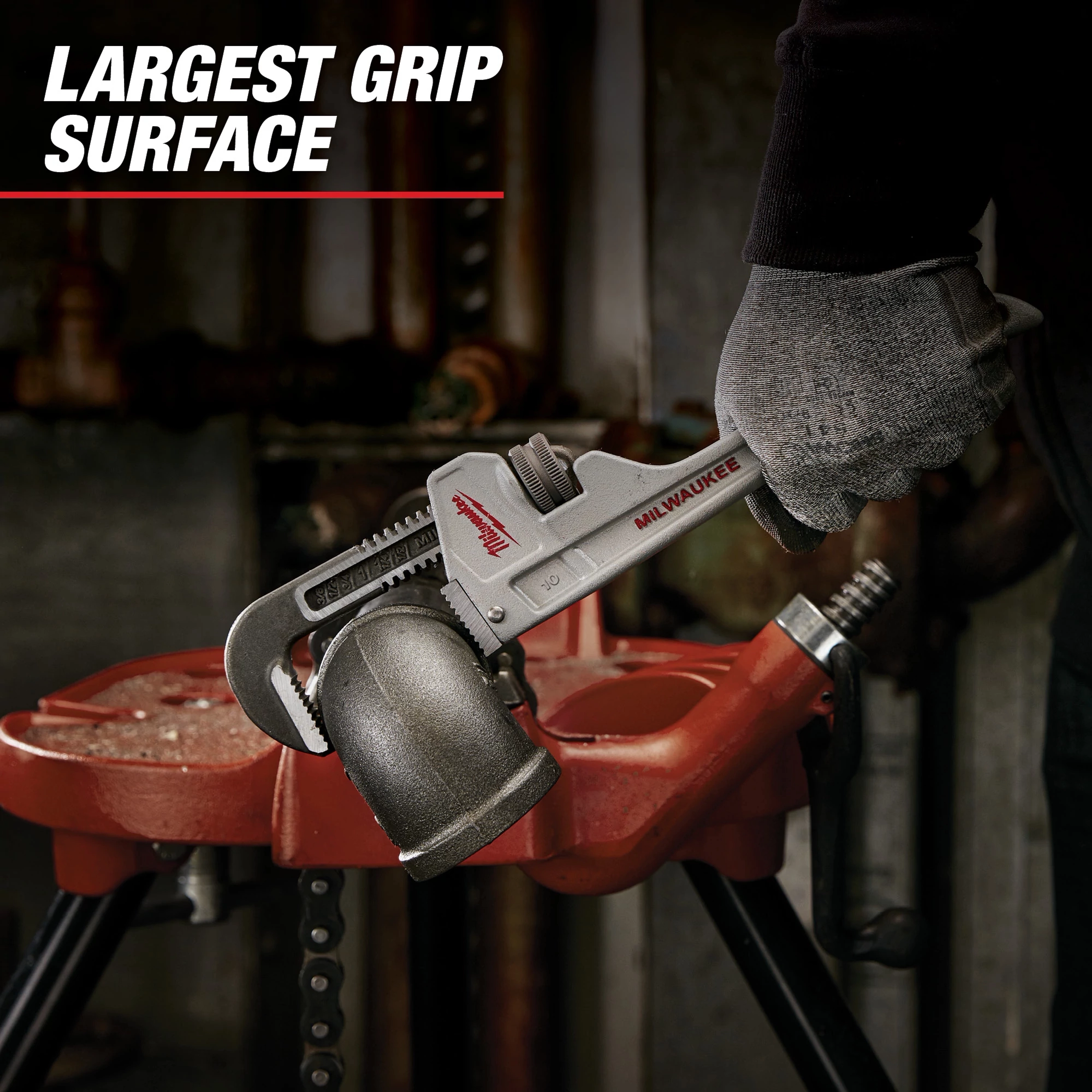 10 in. Aluminum Pipe Wrench