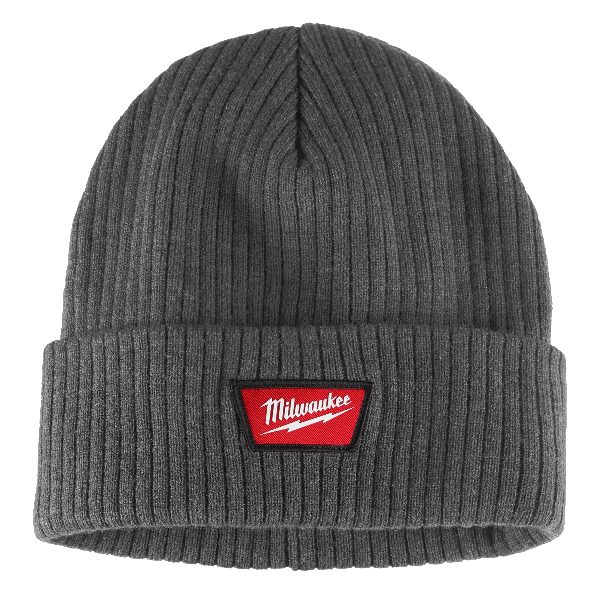 Image of the Milwaukee Rib-Knit Cuffed Beanie in gray