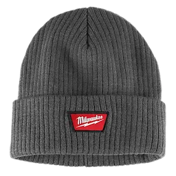 Image of the Milwaukee Rib-Knit Cuffed Beanie in gray