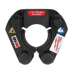 1 1/4” IPS-IAr2 press ring for use with M18 FORCE LOGIC press tools, featuring the model number 49-16-2563S on a red label.