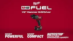 Milwaukee® M18 FUEL™ 1/2" Hammer Drill/Driver (Gen 4)