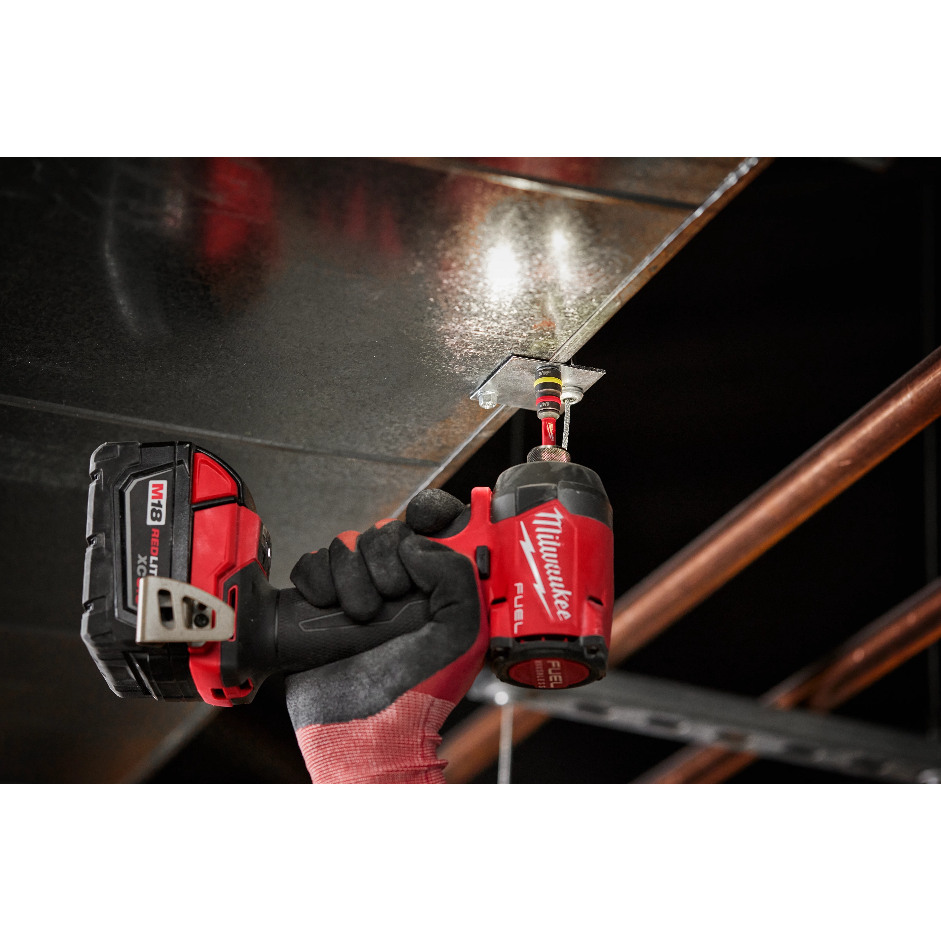 SHOCKWAVE Impact Duty™ ¼” and 5/16” x 2-1/4” QUIK-CLEAR™ 2-in-1 Magnetic Nut Driver