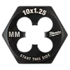 M10-1.25 mm 1-Inch Hex Threading Die
