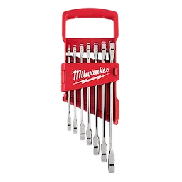 7pc Ratcheting Combination Wrench Set - SAE