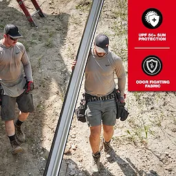 WORKSKIN SUN SHIRT - SANDSTONE