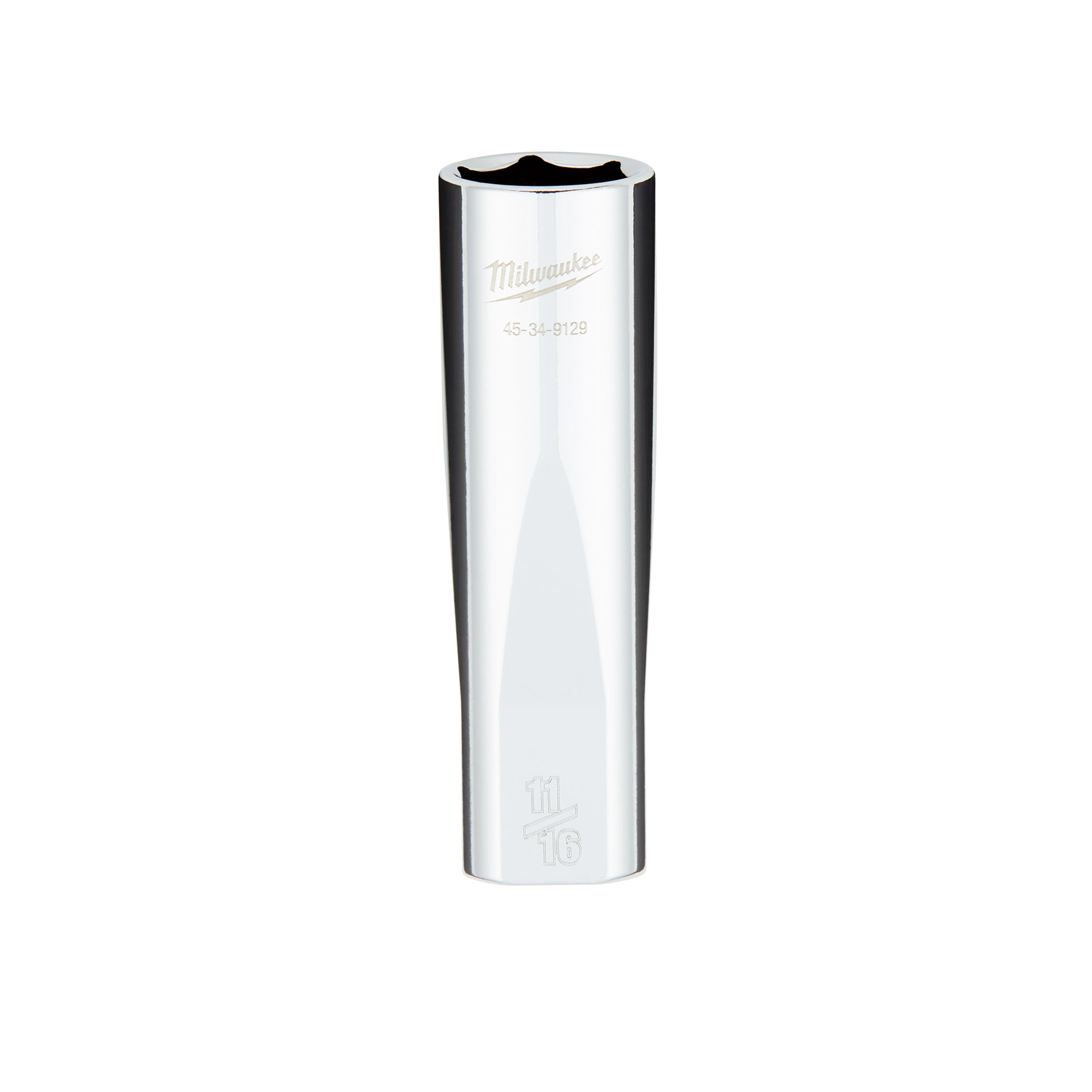 1/2" Drive 11/16" SAE 6-Point Deep Socket with FOUR FLAT™ Sides