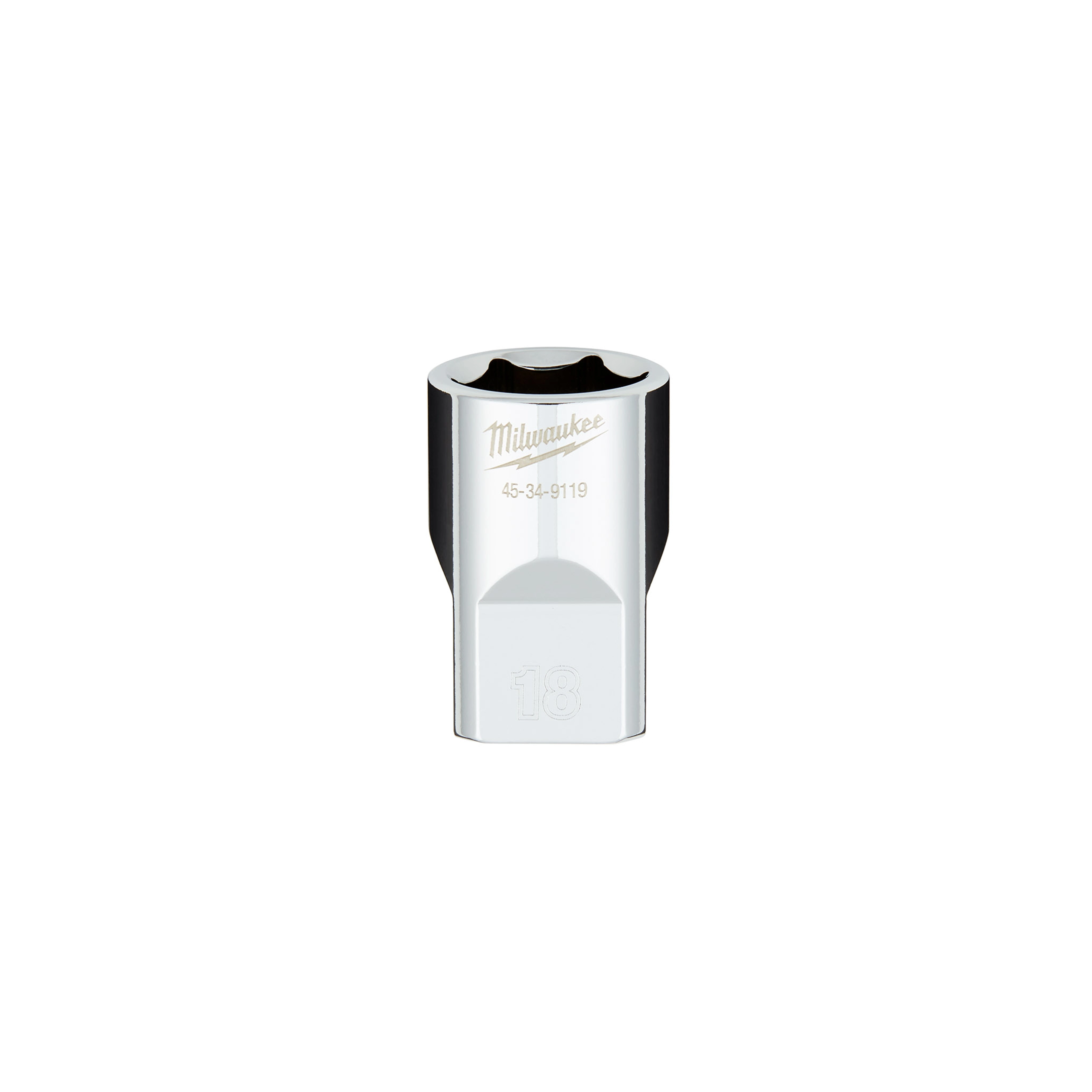 1/2" Drive 18MM Metric 6-Point Socket with FOUR FLAT™ Sides