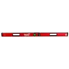 Milwaukee REDSTICK Digital Level with PINPOINT Measurement Technology featuring a red body, digital display, and bubble level.