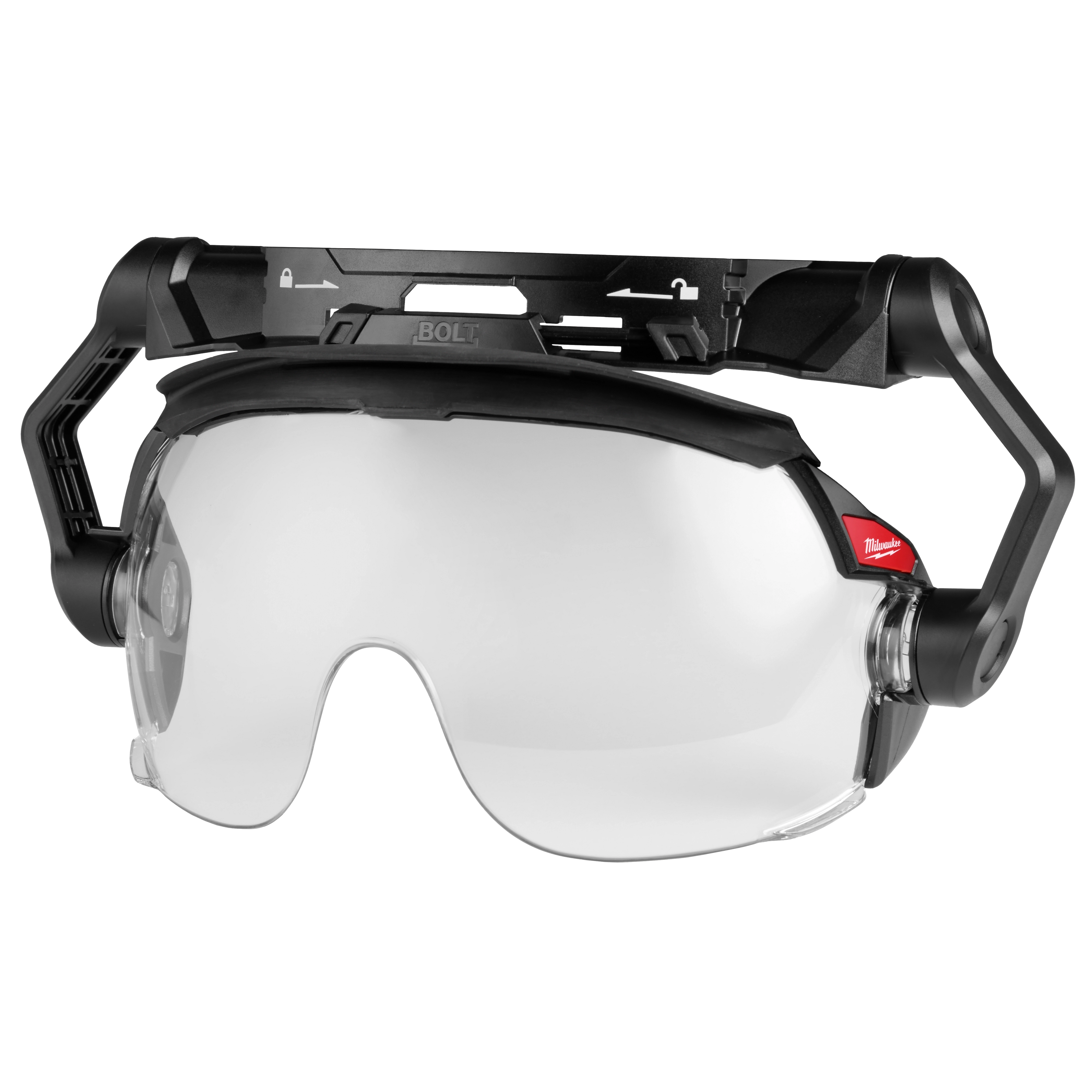 Image of the Milwaukee BOLT Clear Dual Coat Lens Gasketed Eye Visor