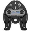 1/4" ZoomLock MAX Press Jaw for M12 FORCE LOGIC Press Tools, black with silver labeling, designed for pipe press fittings.
